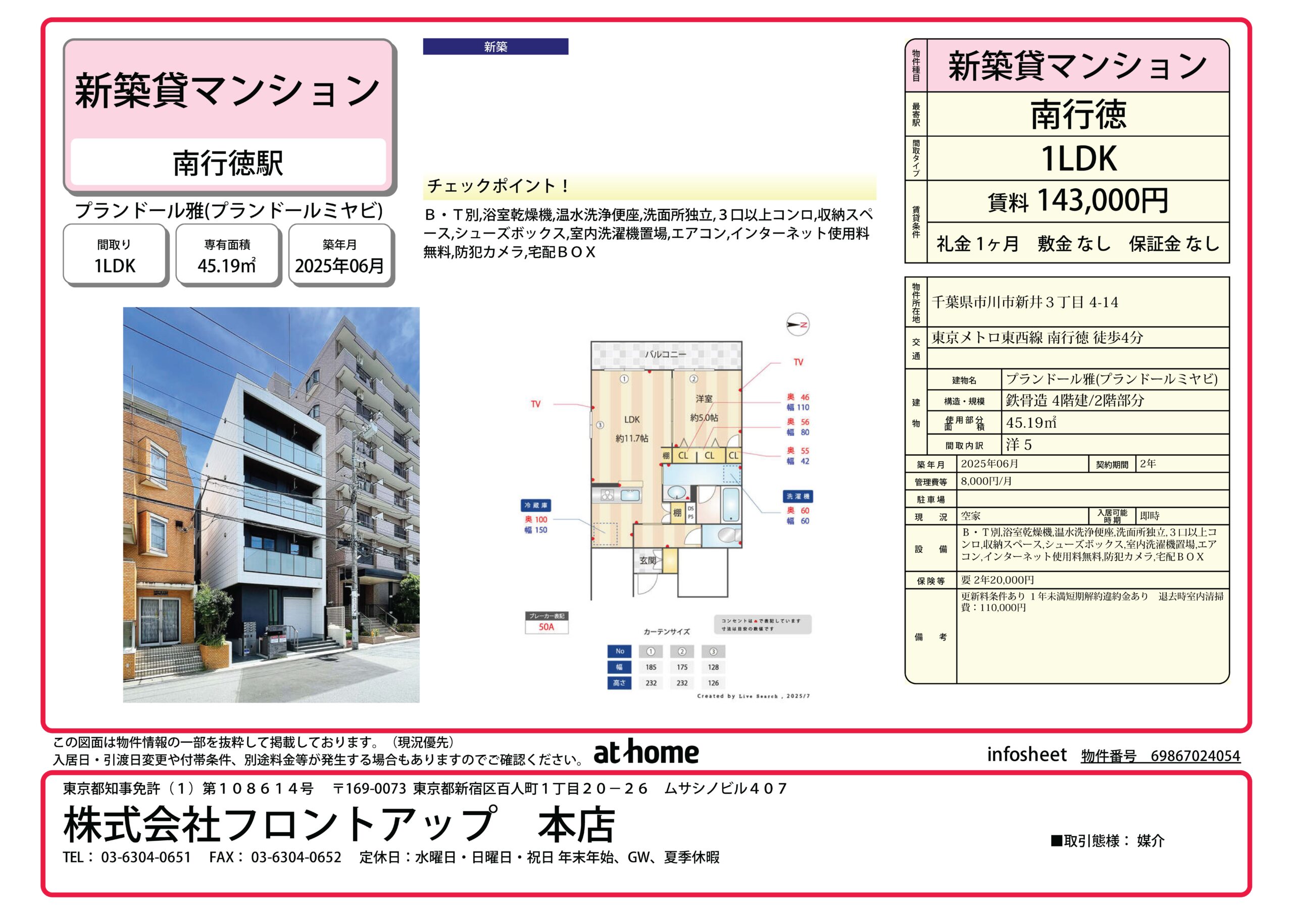プランドール雅(プランドールミヤビ)201号室